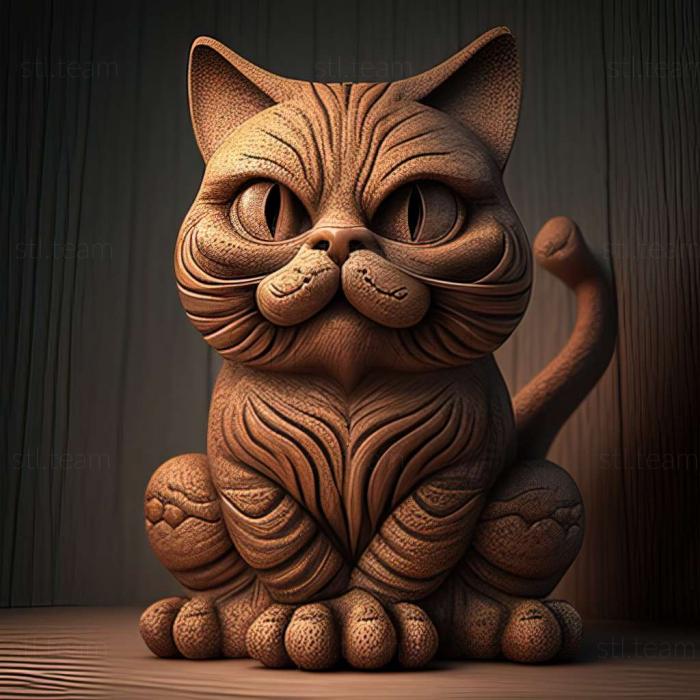 3D model Toybob cat (STL)
